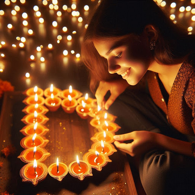 Diwali D Letter DP