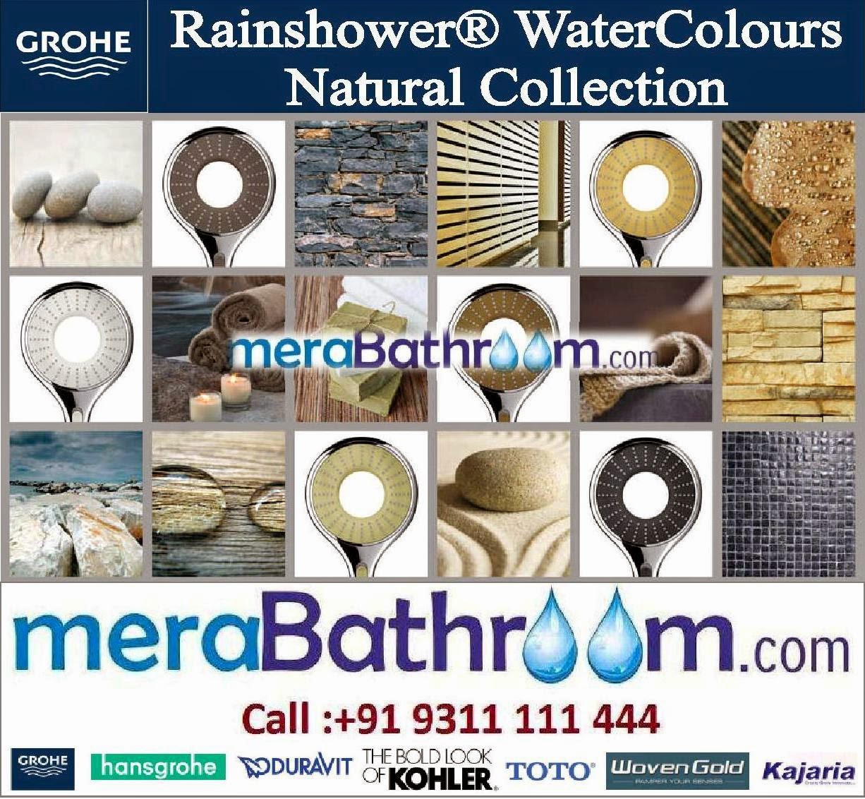  Rainshower® WaterColours Natural Collection