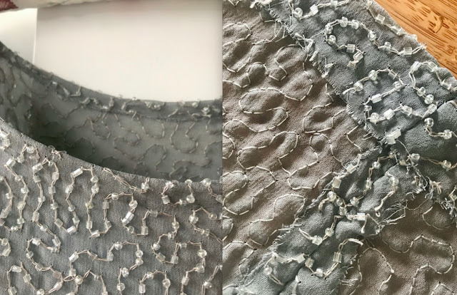 Diary of a Chain Stitcher: Beaded Silver Bridesmaid Dress - BHL Elisalex Dress & Emmeline Tee