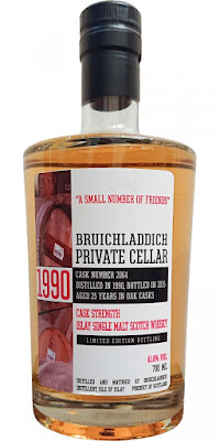 Bruichladdich 25 yo 1990/2015 Private Cellar cask #2064 41.6% 