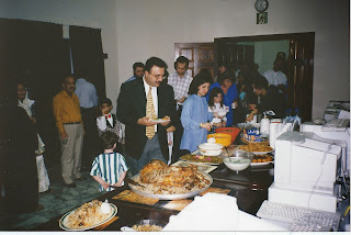 The Abu Dhabi Embassy iftar table