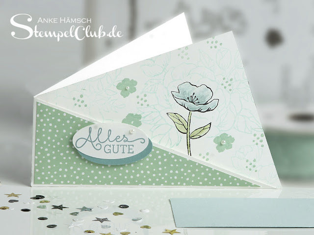 Twistcard, Stempelclub, gestempelt, Geburtstagsblumen, Birthdayblooms, Stampin up