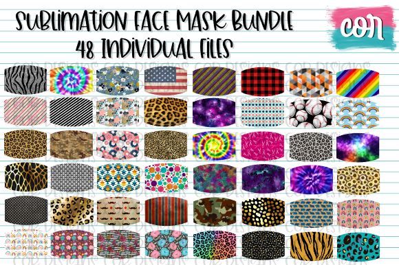 Sublimation Face Mask Bundle