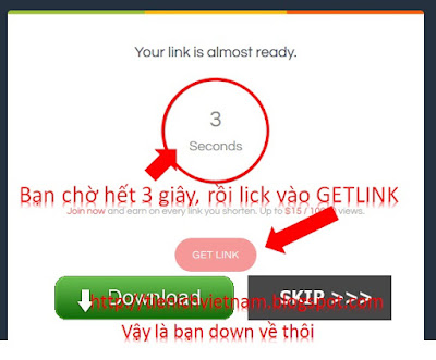 HƯỚNG DẪN DOWNLOAD với ouo.io