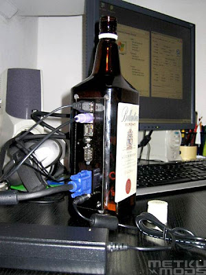 Assembling a PC in a Bottle of Whisky 