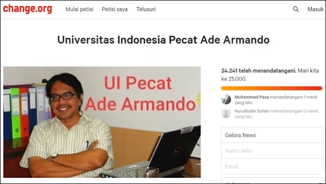 Dinilai Bikin Gaduh, 24 Ribu Orang Teken Petisi UI Pecat Ade Armando