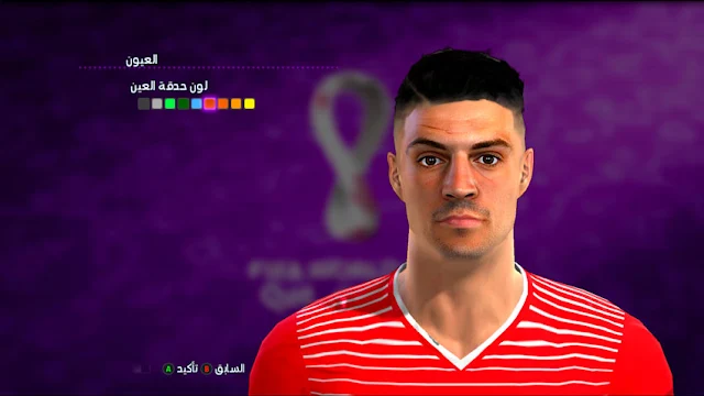 Faces Granit Xhaka For PES 2013