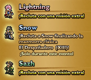 Recluta a Snow, sazh y light