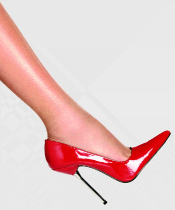 Red Classic high heel stiletto heel pumps