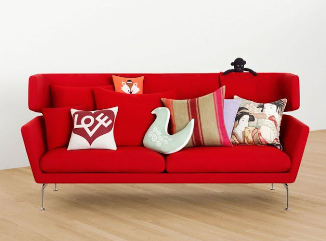 Modern sofa beautiful colored contemporary forms-5