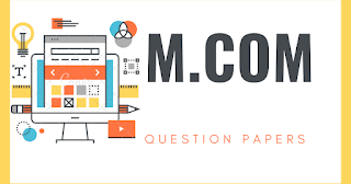 M.com bastar University question papers