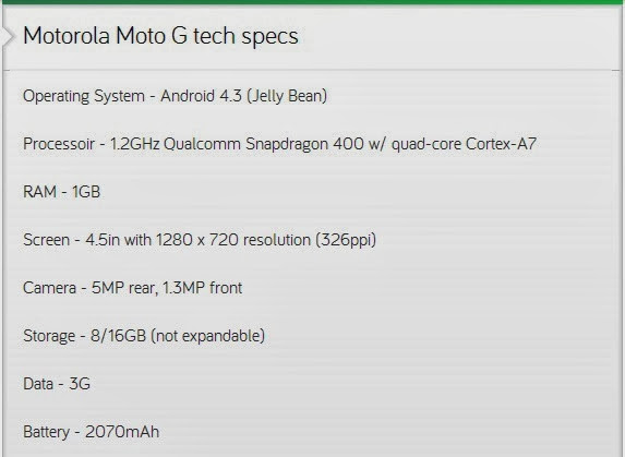 Moto G Review -the best smartphones 2014