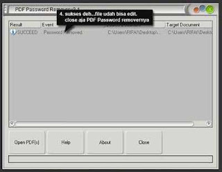 how to remove PDF password 