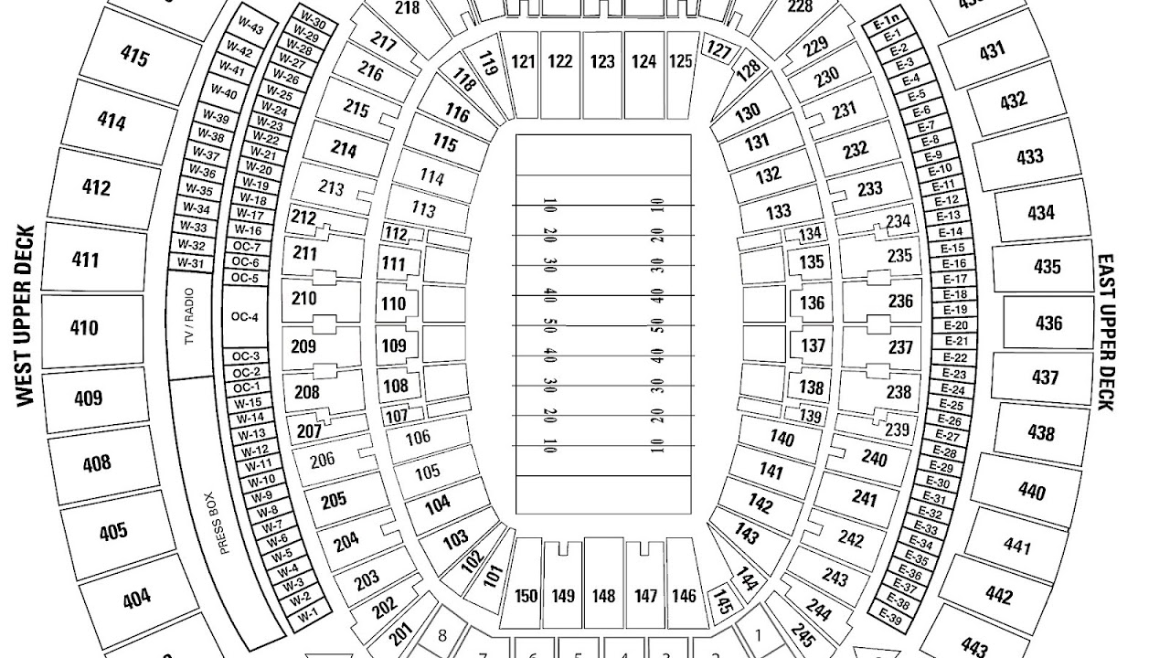Everbank Stadium Seating Chart With Rows