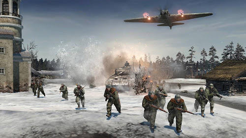 Screen Shot Of Company of Heroes 2 (2013) Full PC Game Free Download At worldfree4u.com