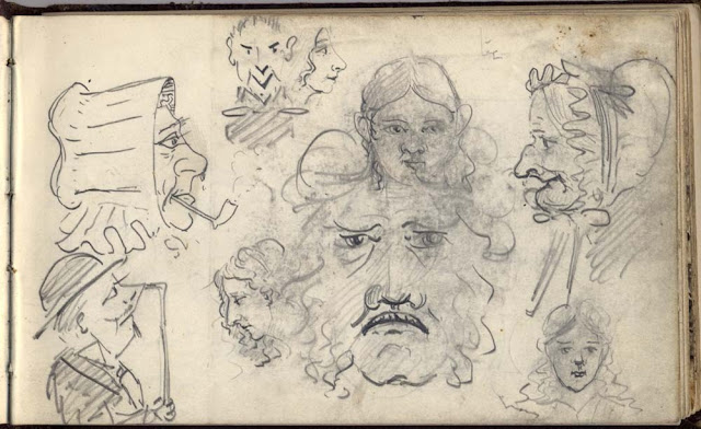 Sketch in field notebook, by Ben Peach.