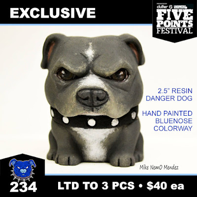 Five Points Festival 2018 Exclusive Bluenose Danger Bulldog Resin Figure by Tenacious Toys x NEMO x Dead Hand Toys x Playful Gorilla
