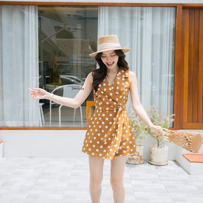 [ snazzy_shop ] Snazzy shop - Polka dot playsuit