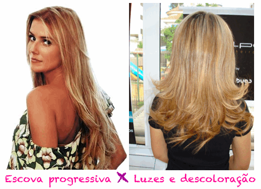 Escova progressiva x Luzes e descoloração  Patricinha Esperta