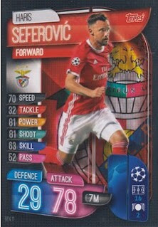 Topps Match Attax UEFA Champions League 2019-2020 (International Variant) SL Benfica Set