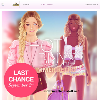 Hot Buys Summer Retro - last chance to buy