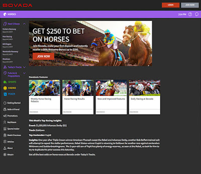 Sports site - Bovada review