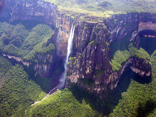 The tallest waterfall in the world is Angel Falls,Venezuela  