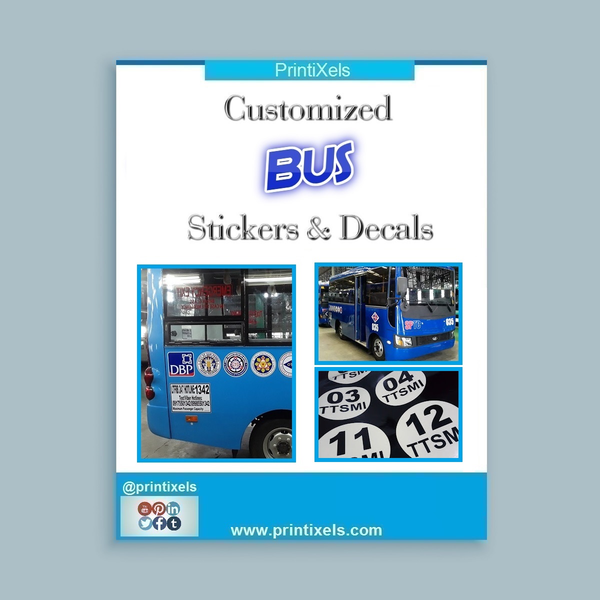 Customized Bus Stickers & Decals Philippines
