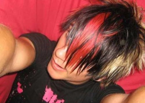 emo boys hairstyle. Emo Boys Hairstyles 2008