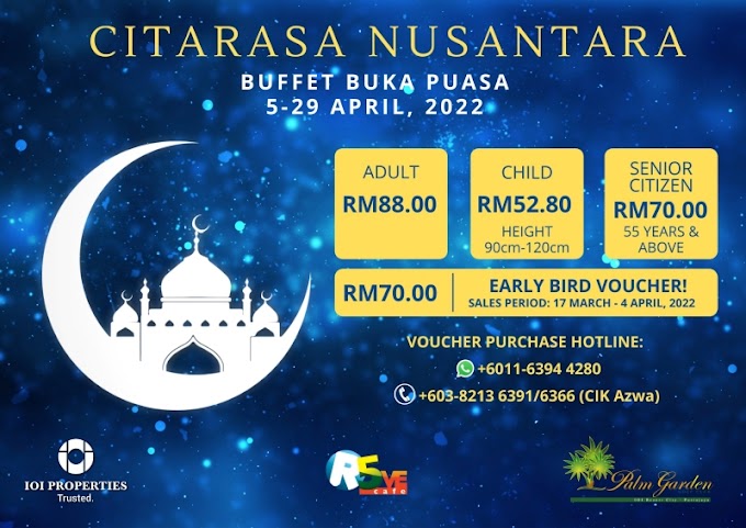 Enjoy Delicious Citarasa Nusantara @ Palm Garden Golf Club [Ramadhan Buffet 2022]