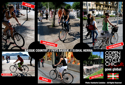 Copenhagen Cycle Chic Goes Global - Guest photos from Basque Country