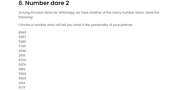 Choose a number and I will tell you what is the personality of your partner: