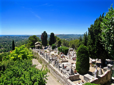 Cemetery in St. Paul de Vence, France.