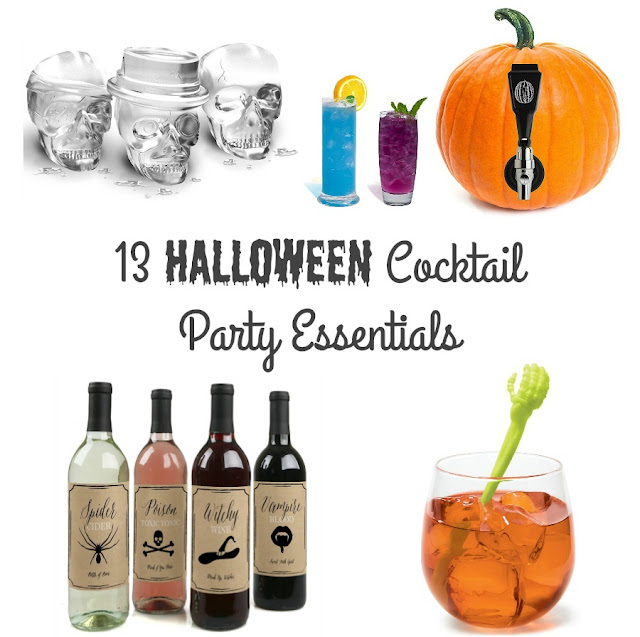 Each of these 13 Essentials for Your Halloween Cocktail Party come in at under $20, & they are all available via Amazon Prime!
