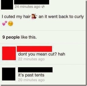 cuted hair