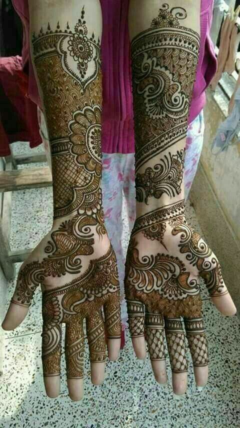 24 Latest Arabic Mehndi Designs For Full Hands Intricate And