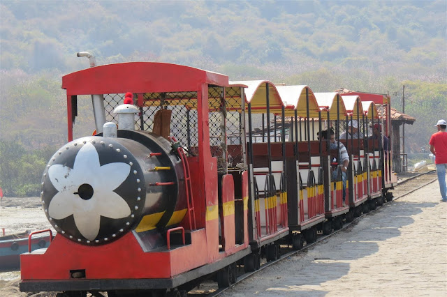 Toy Train on the Island