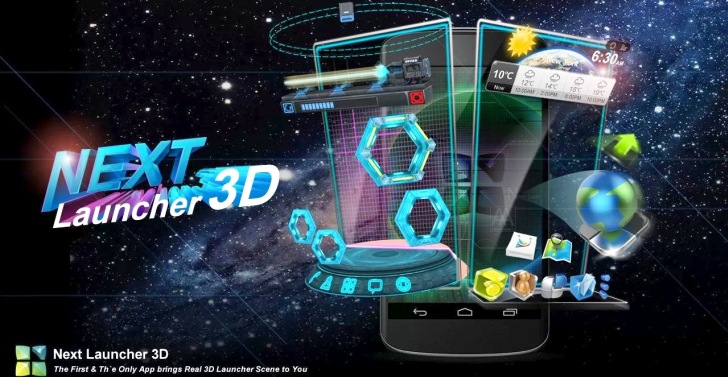 Android Launcher , Next Launcher 3D apk