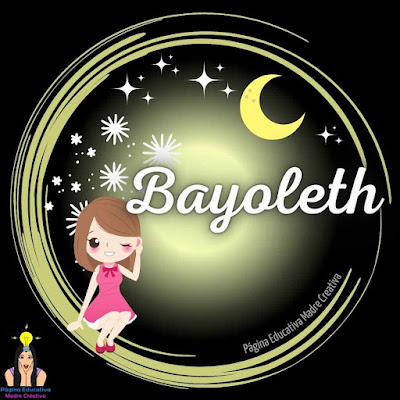 Solapín Nombre Bayoleth para imprimir descargar gratis