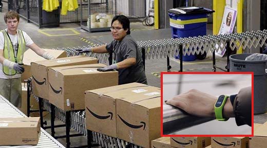  Amazon patentan una pulsera que permite rastrear las manos de un trabajador para controlar el rendimiento