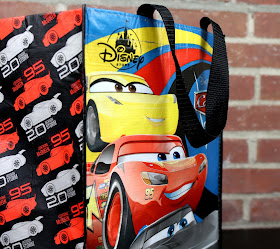 cars 3 disney store resusable tote gift bag 