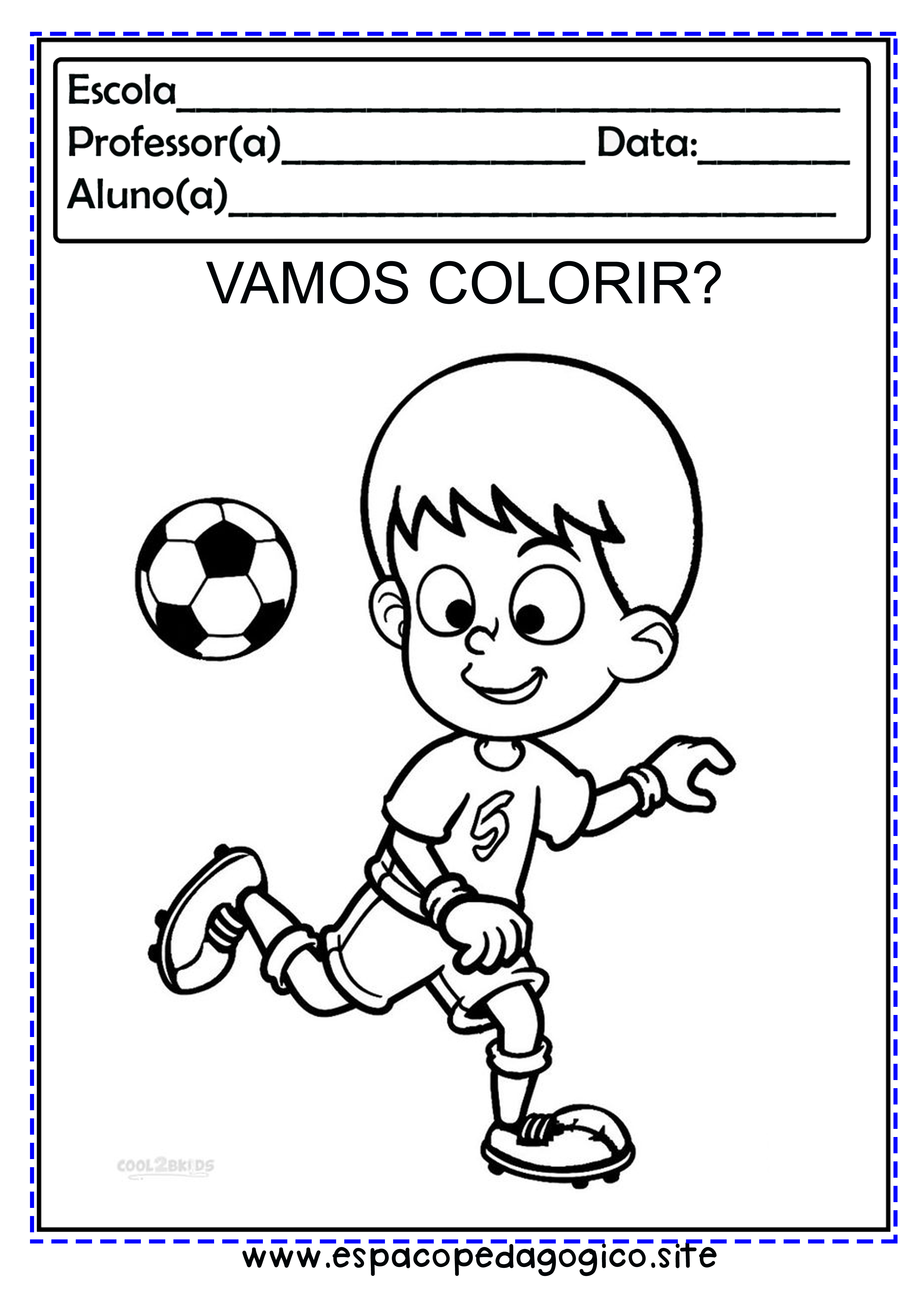 Desenhos para Colorir da Copa do Mundo de Futebol - Twinkl