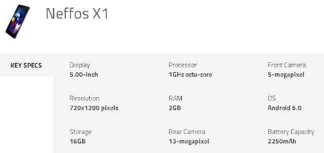 The latest Neffos X1 & X1 Max Smartphone