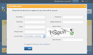 Bagaimana Mendaftar Akun Adfly Secara Gratis & Mudah