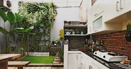 Ide Terkini 42 Dapur  Outdoor  Untuk Rumah Type 36