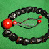 Gelang biji PISANG SUNAN BONANG kombinasi BATU MARJAN RED CORAL model 01 By Cafe Handycraft 