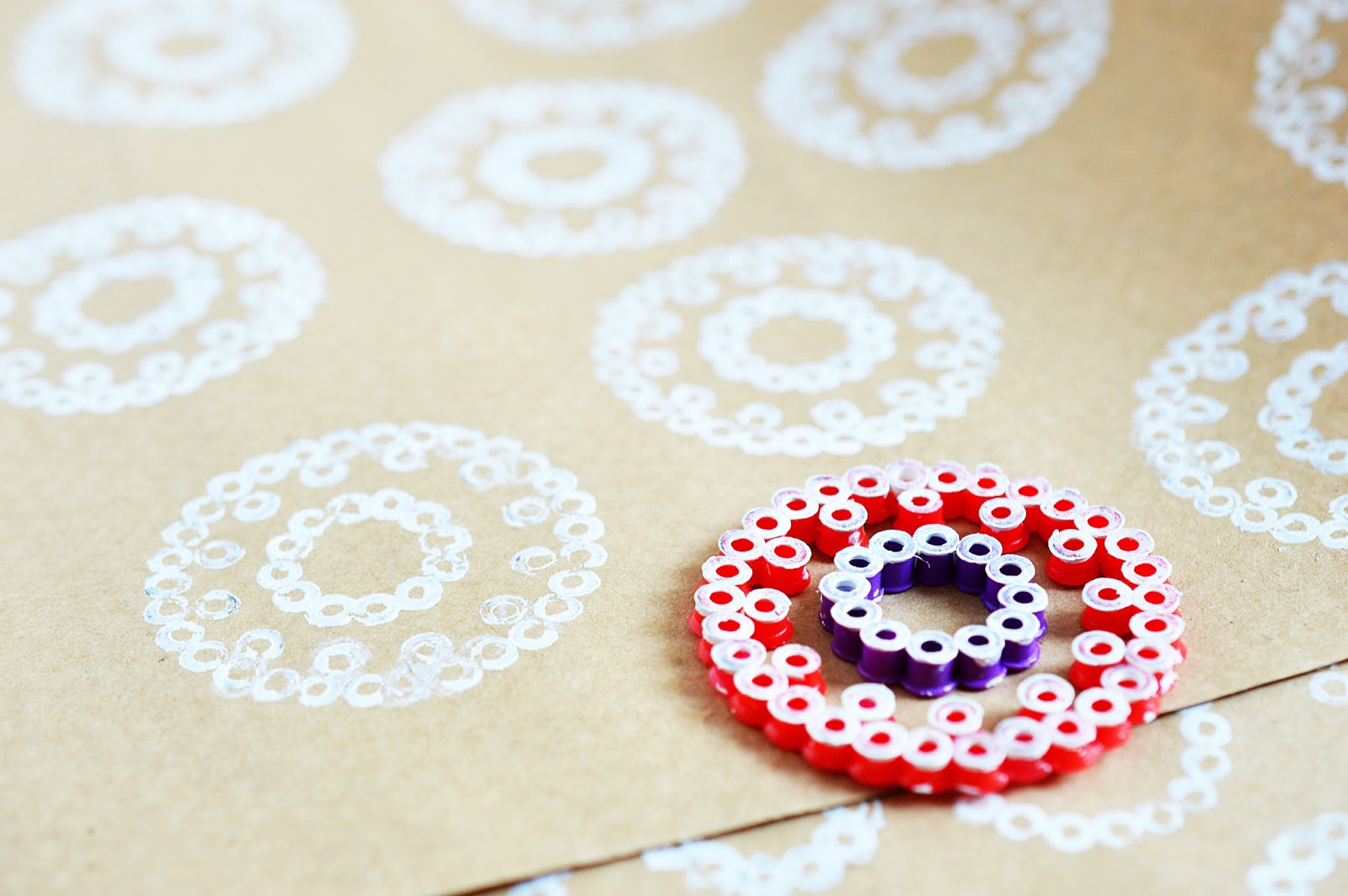 DIY Iron-On Bead Stamps | Stamping with Beads | Motte's Blog