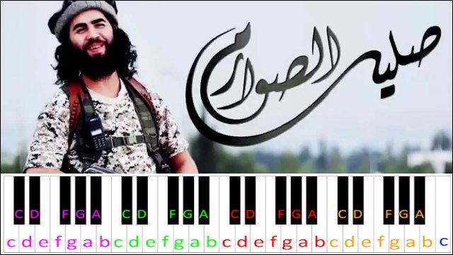 Saleel Al Sawarim Piano / Keyboard Easy Letter Notes for Beginners