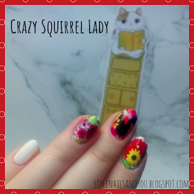 Crazy Squirrel Lady | Water Decals | Born Pretty Store Review