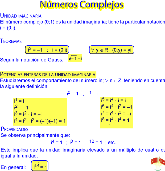 Numeros Complejos Ejercicios Resueltos